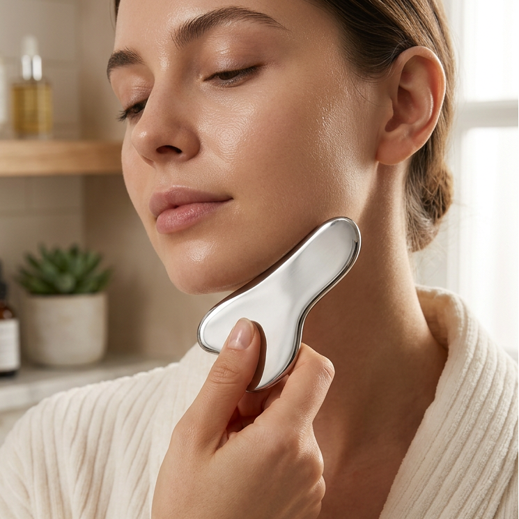 ROLLER MASSAGER Facial Beauty Tool Gua Sha Scraping Massage Tools